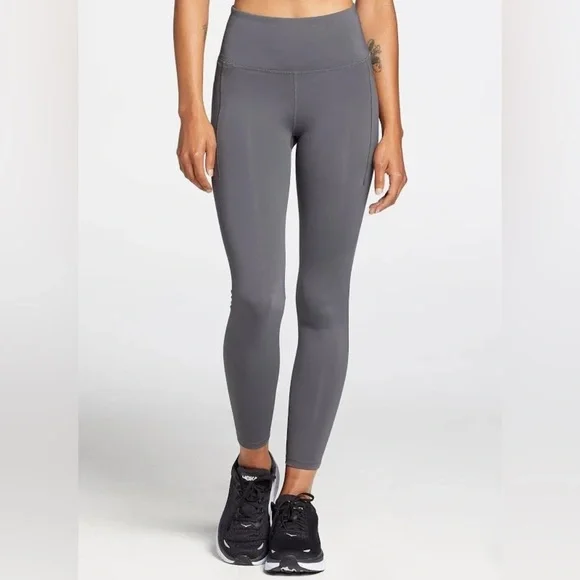Calia by Carrie underwood Power Lux Leggings Gray Pockets size Medium - Picture 1 of 13